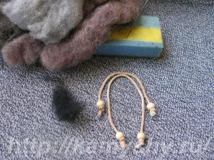 Валяние овечки из шерсти