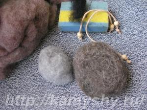 Валяние овечки из шерсти
