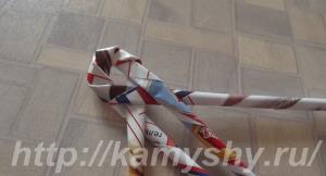 Плетение корзинки из бумажной лозы