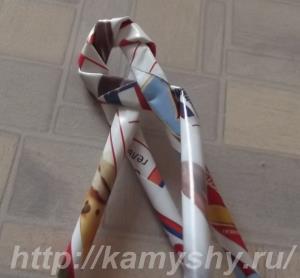 Плетение корзинки из бумажной лозы